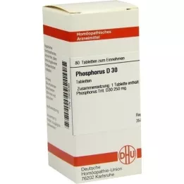 PHOSPHORUS D 30 tabletter, 80 pc