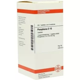 PHOSPHORUS D 10 tabletter, 200 st