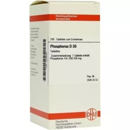 PHOSPHORUS D 30 tabletter, 200 st