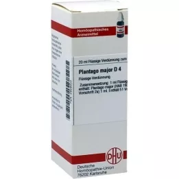 PLANTAGO MAJOR D 4 utspädning, 20 ml