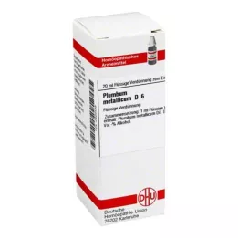 PLUMBUM METALLICUM D 6 Utspädning, 20 ml
