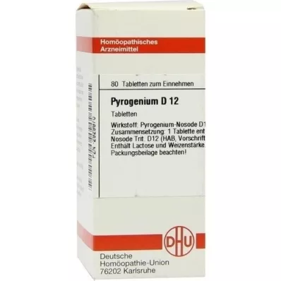 PYROGENIUM D 12 tabletter, 80 st