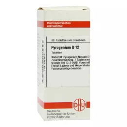 PYROGENIUM D 12 tabletter, 80 st
