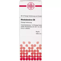 RHODODENDRON D 6 Utspädning, 50 ml