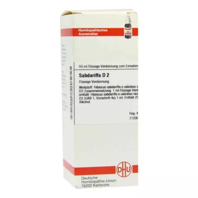 SABDARIFFA D 2 Utspädning, 50 ml