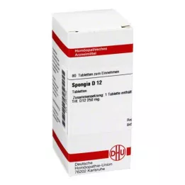 SPONGIA D 12 tabletter, 80 st