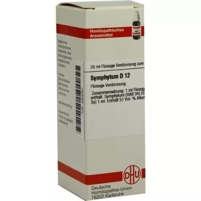 SYMPHYTUM D 12 Utspädning, 20 ml