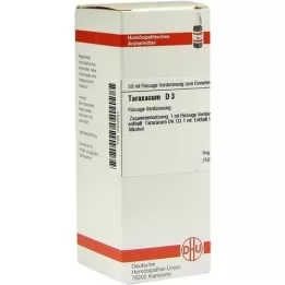 TARAXACUM D 3 Utspädning, 50 ml