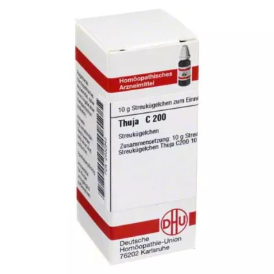 THUJA C 200 globuli, 10 g THUJA C 200 globuli, 10 g