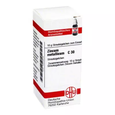 ZINCUM METALLICUM C 30 globuli, 10 g ZINCUM METALLICUM C 30 globuli, 10 g