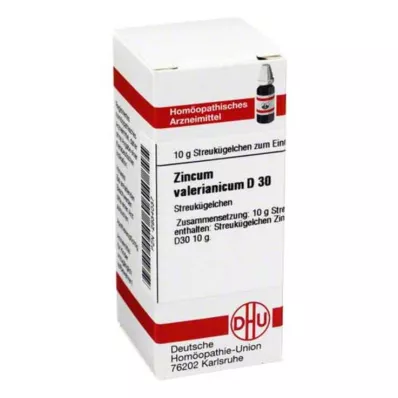 ZINCUM VALERIANICUM D 30 globuli, 10 g ZINCUM VALERIANICUM D 30 globuli, 10 g