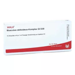MUSCULUS DELTOIDEUS Komplex GL D 30 Ampuller, 10X1 ml