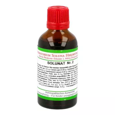 SOLUNAT Droppar nr 2, 50 ml