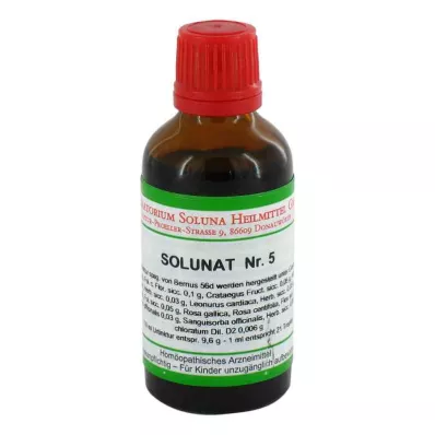 SOLUNAT Droppar nr 5, 50 ml
