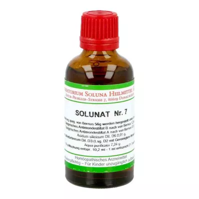 SOLUNAT droppar nr 7, 50 ml SOLUNAT droppar nr 7, 50 ml