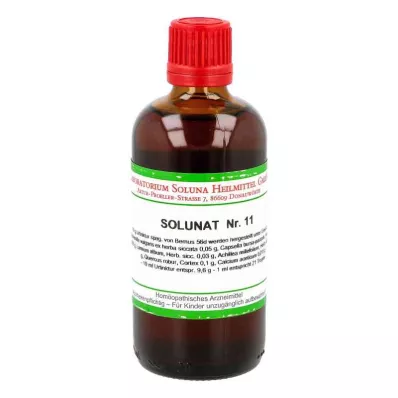 SOLUNAT Nr.11 droppar, 100 ml