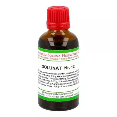 SOLUNAT Nr.12 droppar, 50 ml