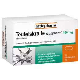 TEUFELSKRALLE-RATIOPHARM Filmdragerade tabletter, 50 st