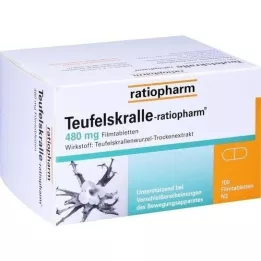 TEUFELSKRALLE-RATIOPHARM Filmdragerade tabletter, 100 st