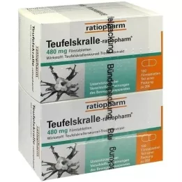 TEUFELSKRALLE-RATIOPHARM Filmdragerade tabletter, 200 st