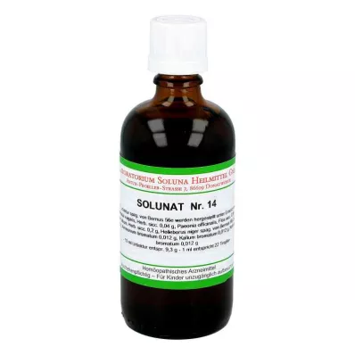 SOLUNAT Droppar nr 14, 100 ml