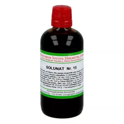 SOLUNAT Nr.15 droppar, 100 ml