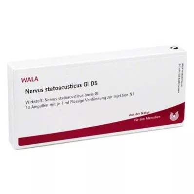NERVUS STATOACUSTICUS GL D 5 ampuller, 10X1 ml NERVUS STATOACUSTICUS GL D 5 ampuller, 10X1 ml