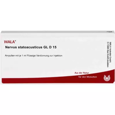 NERVUS STATOACUSTICUS GL D 15 Ampuller, 10X1 ml NERVUS STATOACUSTICUS GL D 15 Ampuller, 10X1 ml