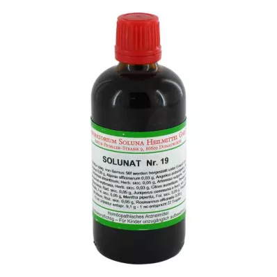 SOLUNAT Nr.19 droppar, 100 ml SOLUNAT Nr.19 droppar, 100 ml