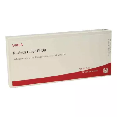 NUCLEUS ruber GL D 8 Ampuller, 10X1 ml NUCLEUS ruber GL D 8 Ampuller, 10X1 ml