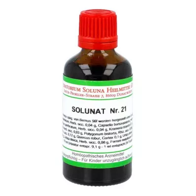 SOLUNAT Nr.21 droppar, 50 ml