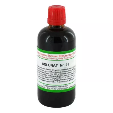 SOLUNAT Nr.21 droppar, 100 ml