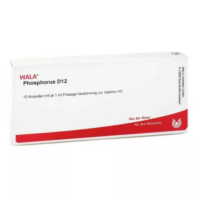 PHOSPHORUS D 12 Ampuller, 10X1 ml PHOSPHORUS D 12 Ampuller, 10X1 ml