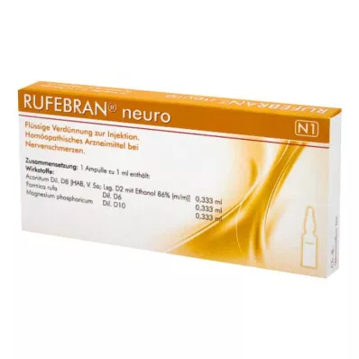 RUFEBRAN neuroampuller, 10 st