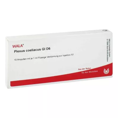 PLEXUS COELIACUS GL D 6 Ampuller, 10X1 ml PLEXUS COELIACUS GL D 6 Ampuller, 10X1 ml