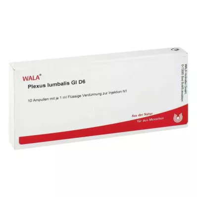 PLEXUS LUMBALIS GL D 6 Ampuller, 10X1 ml