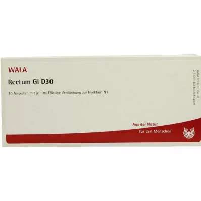 RECTUM GL D 30 Ampuller, 10X1 ml