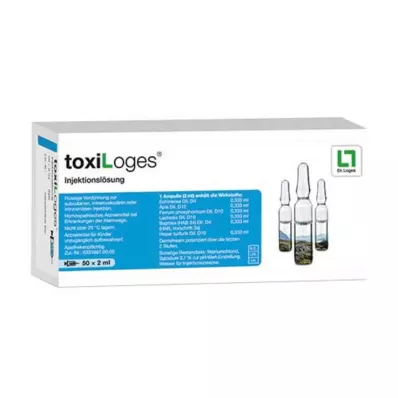 TOXILOGES Ampuller med injektionsvätska, 50X2 ml TOXILOGES Ampuller med injektionsvätska, 50X2 ml
