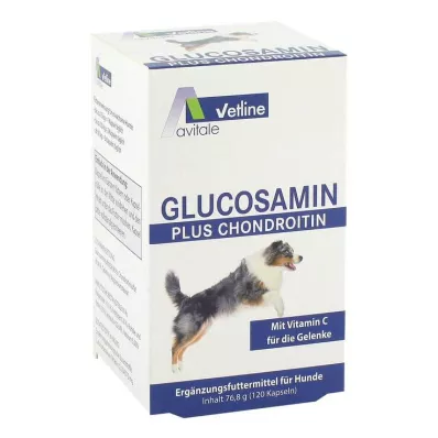 GLUCOSAMIN+CHONDROITIN Kapslar för hundar, 120 st