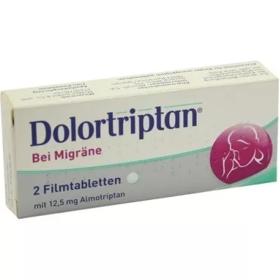 DOLORTRIPTAN för migrän Filmdragerade tabletter, 2 st
