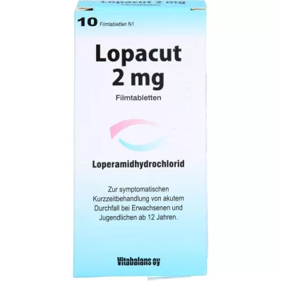 LOPACUT 2 mg filmdragerade tabletter, 10 st