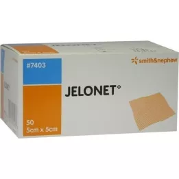 JELONET Paraffingas 5x5 cm steril peel-förpackning, 50 st
