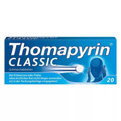 THOMAPYRIN CLASSIC Smärtstillande tabletter, 20 st THOMAPYRIN CLASSIC Smärtstillande tabletter, 20 st