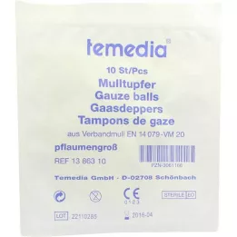 MULLTUPFER Plommonstorlek steril, 10 st