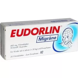 EUDORLIN Migrän filmdragerade tabletter, 20 st