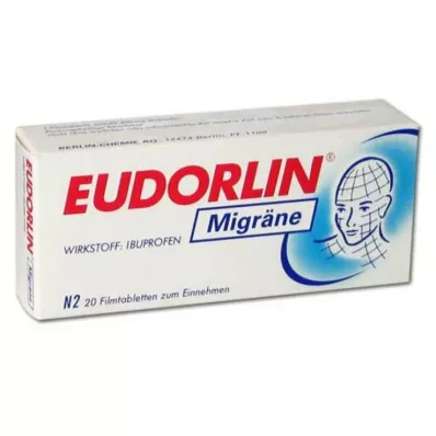 EUDORLIN Migrän filmdragerade tabletter, 20 st EUDORLIN Migrän filmdragerade tabletter, 20 st