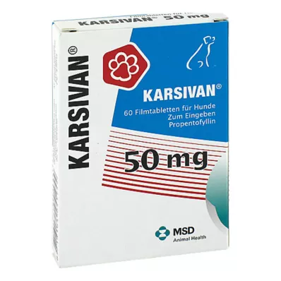 KARSIVAN 50 filmdragerade tabletter för hundar, 60 st KARSIVAN 50 filmdragerade tabletter för hundar, 60 st
