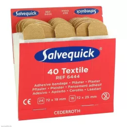 SALVEQUICK Plaster Strips elastisk refill 6444, 40 st
