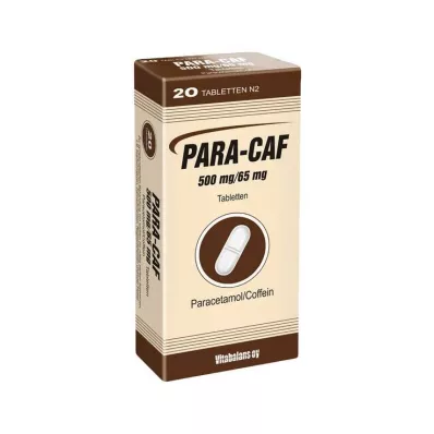 PARA CAF 500 mg/65 mg tabletter, 20 st