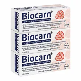 BIOCARN Sirap, 3X50 ml